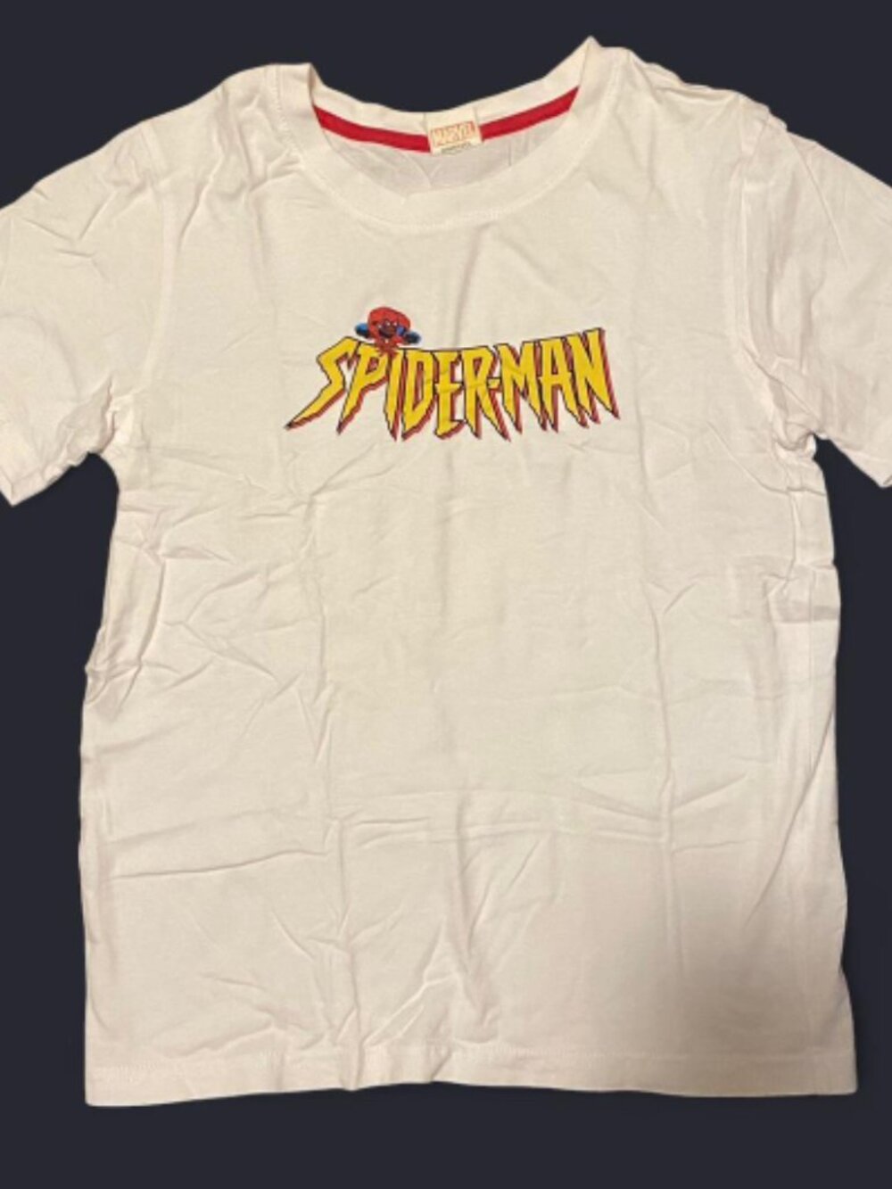 Spider Man themed short sleeved T-shirt
